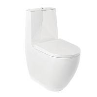 Kludi RESA D Spiralflush-Stand-WC 64cm für Spülkasten, Abgang variabel, weiß 24WCB0543