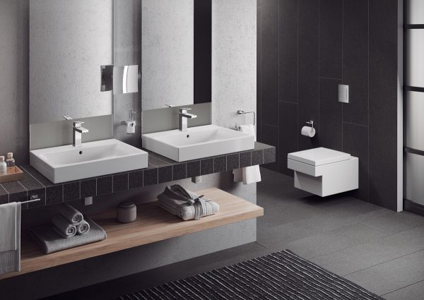 Grohe Cube Keramik Aufsatzwaschtisch 60x49cm, weiß PureGuard