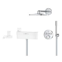 Vorschau: Grohe Grohtherm SmartControl PUREFOAM Duschsystem Unterputz mit Rainshower SmartActive 310, chrom 1058120000