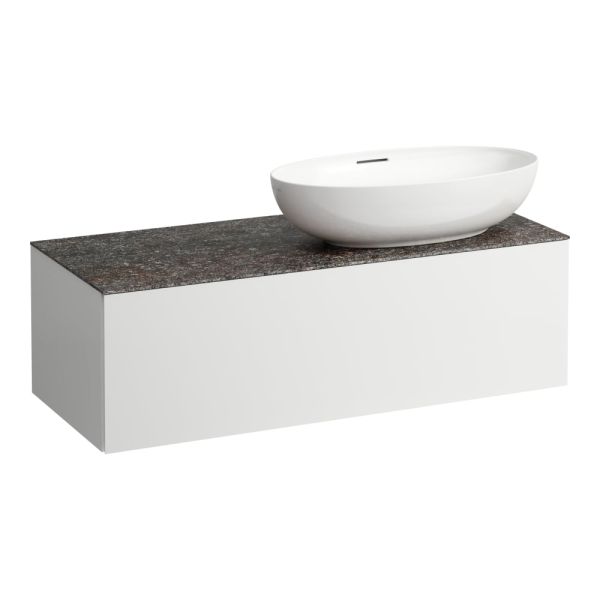 Laufen IL BAGNO ALESSI ONE Schubladenelement 1200, Ausschnitt rechts, weiß, H4323130972601