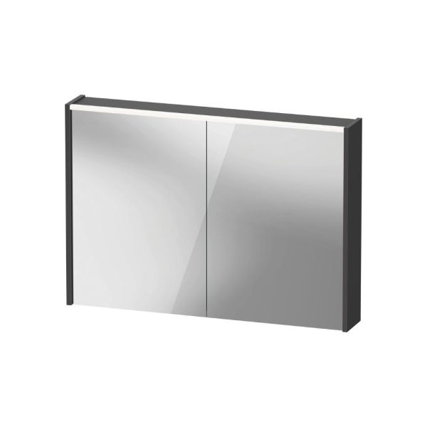 Duravit D-Code 2.0 LED-Spiegelschrank, graphit matt DC7107049490000