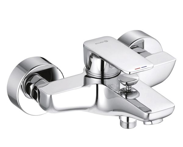 Kludi Pure&Style Wannenfüll- und Brause-Einhandmischer, chrom 406810575 