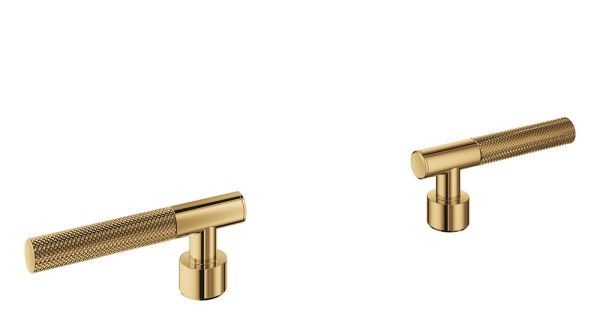 Grohe Atrio Hebelgriffe mit Rändelstruktur für Atrio 21134-140/20587-93/25227