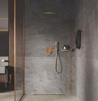 Vorschau: Grohe Allure Einhandbatterie mit 3-Wege Umstellung, eckig, warm sunset gebürstet 29176DL1 