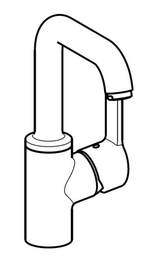 Hansa Hansaprimo Waschtisch-Einhand-Einlochbatterie, chrom