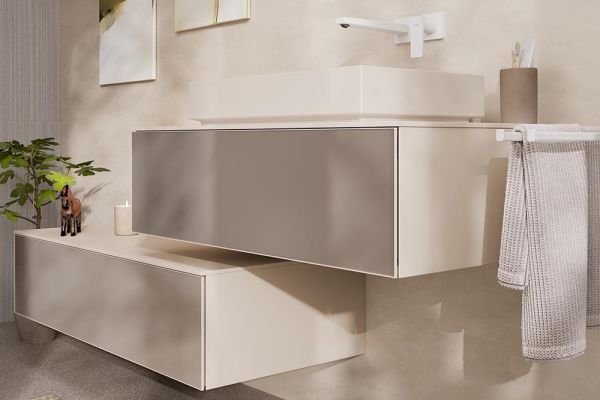 hansgrohe Xevolos E Sideboard 118x55cm mit Schubkasten