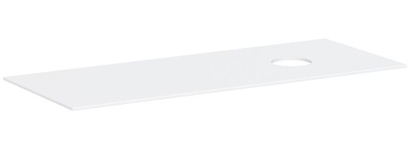 hansgrohe Xevolos E Konsole 137x55cm, Ausschnitt rechts für Aufsatzwaschtisch ohne Hahnloch, weiß matt 54334700