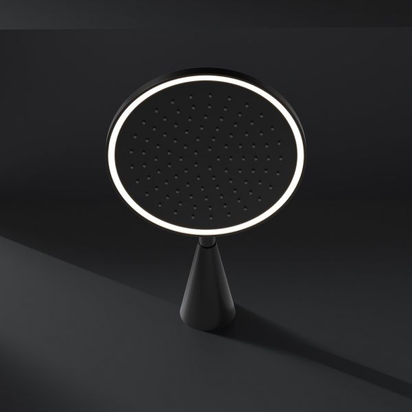 Steinberg Serie 310 Regenbrause mit LED-Beleuchtung rund schwarz matt 3101686S