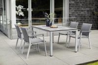 Vorschau: KETTLER DINING RASMUS Stapelsessel Sunbrella, silberflanelle 0106502-7100 7