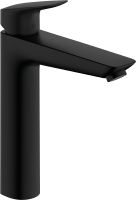 Hansgrohe Logis Waschtischarmatur 190 ohne Ablaufgarnitur, schwarz matt 71091670