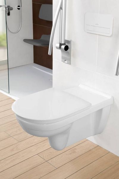 Villeroy&Boch ViCare Tiefspül-WC, spülrandlos, weiß, 36x70cm 4601R0011