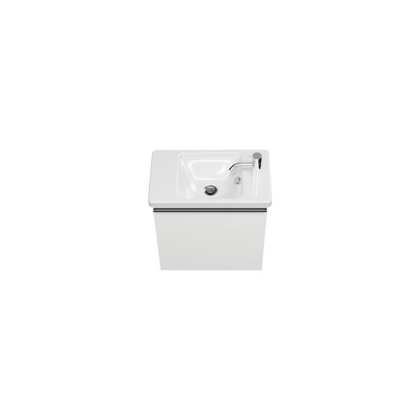 Burgbad Eqio Gästebad Handwaschbecken 53cm mit Unterschrank & LED-Beleuchtung