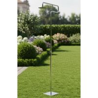 Ideal Trombone Modell 70 Kaltwasser-Gartendusche, freistehend, edelstahl poliert