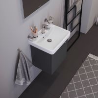 Vorschau: Duravit No.1 Handwaschbecken rechteckig 50x40cm, mit Hahnloch, mit Überlauf, weiß 0743500000