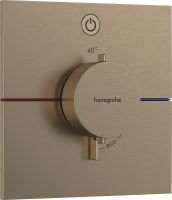 Hansgrohe ShowerSelect Comfort E Thermostat, bronze 15571140