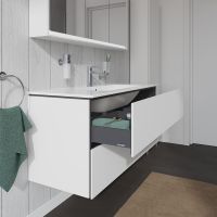 Vorschau: Duravit L-Cube Waschtischunterschrank 122x48cm 2 Schubladen für ME by Starck 233612, 236112