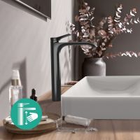 hansgrohe Vivenis Waschtischarmatur 250 CoolStart brushed black chrome 75045340