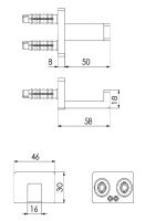 Vorschau: Steinberg Serie 450 Handtuchhaken, matt black 4502400S