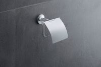 Vorschau: Duravit Starck T Papierrollenhalter mit Deckel wandhängend, chrom 0099401000