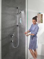 Vorschau: Hansgrohe Crometta Vario Brauseset 0,65m mit Seifenschale, weiß/chrom