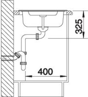 Vorschau: Blanco Tipo 5 S Edelstahlspüle, Becken reversible einbaubar, edelstahl naturfinish