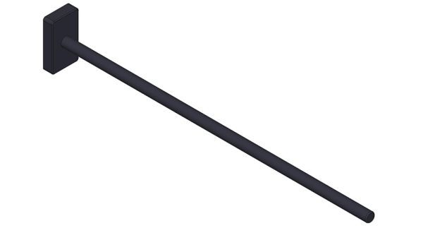 Giese Gifix 21 Handtuchhalter 41cm, schwarz 21050-14