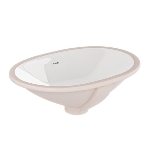 Kludi RESA Unterbau-Handwaschbecken 40x26cm oval, weiß 59W0143