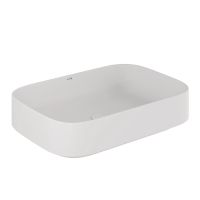 Kludi RESA S Aufsatzwaschtisch 60x40cm rechteckig, weiß matt 58CW4053