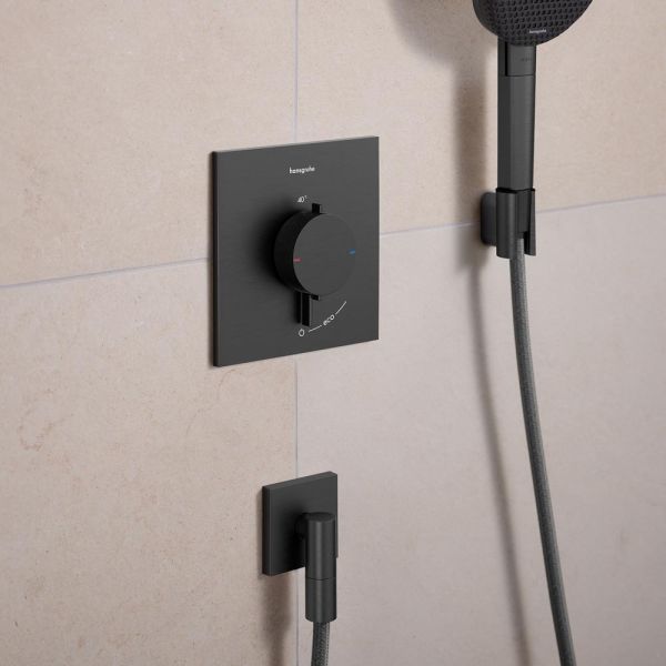 hansgrohe FixFit Fine E brushed black chrome 28883340
