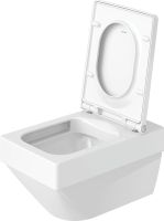 Vorschau: Duravit Vero Air Wand-WC 57x37cm, eckig, HygieneGlaze, weiß 2525092000