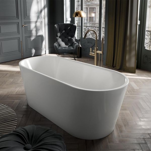 Kaldewei Meisterstück Classic Duo Oval Badewanne 175x76cm Mod.1022-4032, weiß , weiß, weiß 