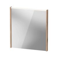 Duravit D-Code 2.0 Spiegel LED-Spiegel 65x70cm, eiche marmoriert DC7076055550000