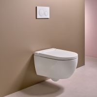 Geberit AquaClean Alba Wand-Dusch-WC Komplettanlage, weiß KeraTect 146350011