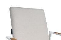 Vorschau: KETTLER DINING DIAMOND Casual-Dining-Set inkl. Tisch Sunbrella®, weiß matt/ natte linen chalk