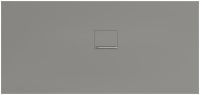 Villeroy&Boch Squaro Infinity Quaryl®-Duschwanne, Eckeinbau rechts gegen Wand, 170x80cm, grey, UDQ1780SQI2RV-3S
