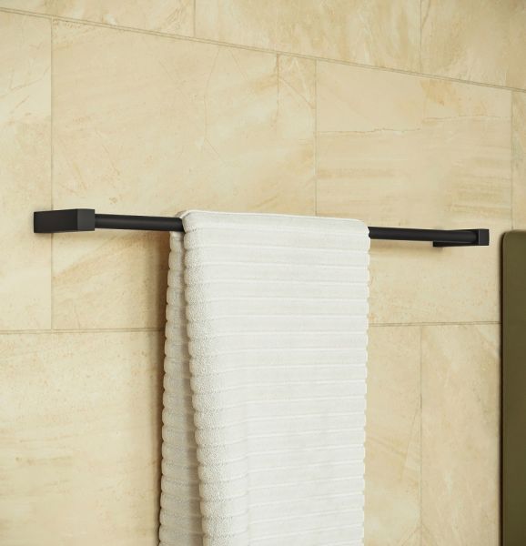 Cosmic Metric Handtuchstange 60cm, schwarz matt