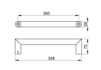 Vorschau: Keuco Collection Reva Haltegriff 328mm