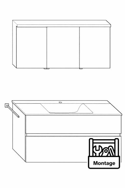Burgbad Montage-Service Mittel für Burgbad-Möbel, ab 120,1cm