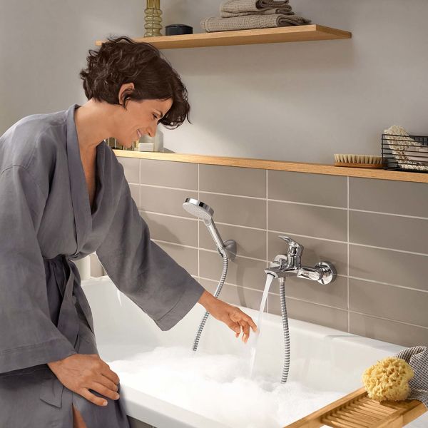 Hansgrohe Rebris E Einhebel-Wannenarmatur Aufputz, chrom 724500000