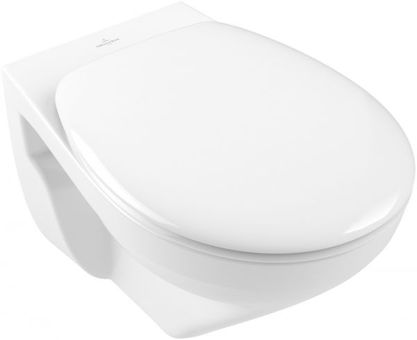 Villeroy&Boch O.Novo Wand-WC, WC-Sitz mit QuickRelase und SoftClosing Funktion, Combi-Pack, weiß 7682HR01_1