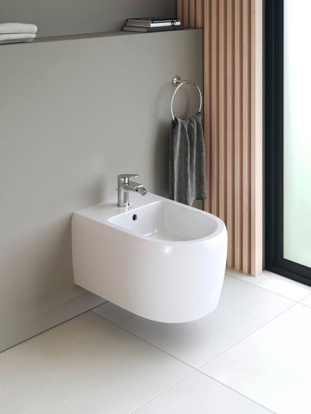 Duravit Qatego Wand-Bidet 57cm, HygieneGlaze, weiß 2263152000