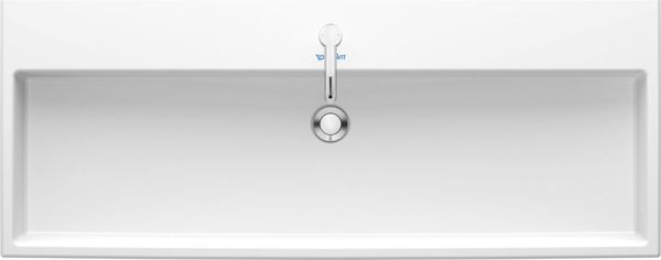 Duravit Vero Air Waschtisch rechteckig 120x47cm, mit 1 Hahnloch und Überlauf, WonderGliss, geschliffen, weiß 23501200271