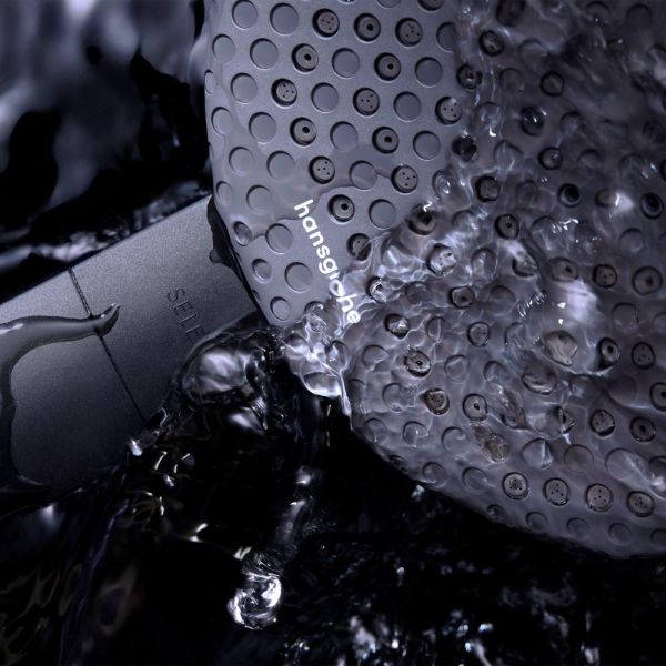 hansgrohe Raindance Alive Select S Duschkopf 125 3 Strahlarten 5,9 l/min, schwarz matt