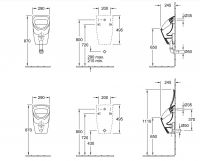 Vorschau: Villeroy&Boch Absaug-Urinal Compact für Deckel