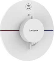 Vorschau: Hansgrohe ShowerSelect Comfort S Thermostat Unterputz für 1 Verbraucher, weiß matt