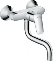 Hansgrohe Logis M31 Einhebel-Küchenmischer für wandmontierte Ausgussbecken, chrom