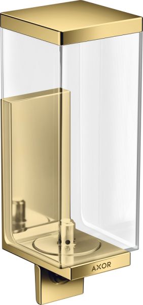 Axor Universal Rectangular Flüssigseifenspender 600ml, polished gold-optic 42610990