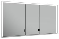 Keuco Royal Lumos Spiegelschrank für Wandeinbau, 3 lange Türen, 140x73,5cm 14316172301