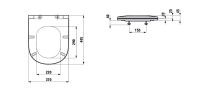 Vorschau: Laufen Lua WC-Sitz mit Deckel, abnehmbar, H8910820000001_