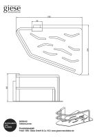 Vorschau: Giese Seaside Eckduschkorb abnehmbar zum Kleben und Schrauben, chrom